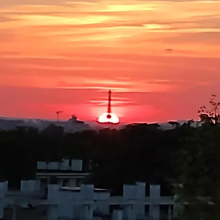 The Paris Skyline And Eiffel Tour Rooftop * Nogent-sur-Marne